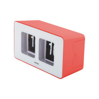 Digitálne hodiny Karlsson Funky Flip KA6042RD, 9cm